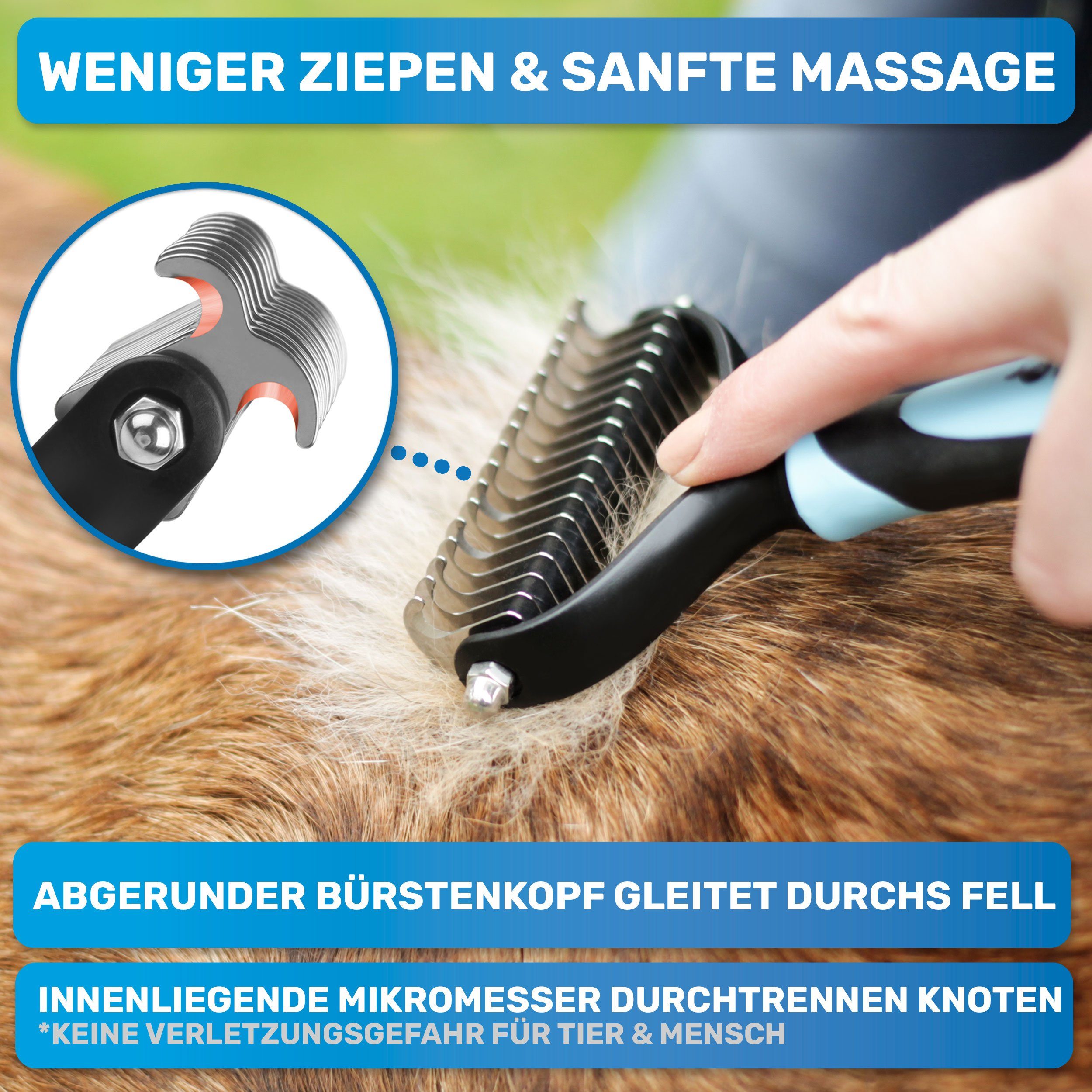 BluePet Unterwollharke 