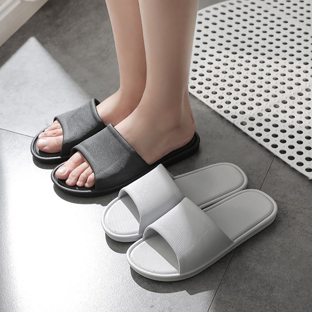 Geistesblitz Badeschuhe Unisex Badesandale (Badeschlappen Unverzichtbare Hausschuhe für das Badezimmer, 1-tlg., Schnell Trocknende Duschhausschuhe)