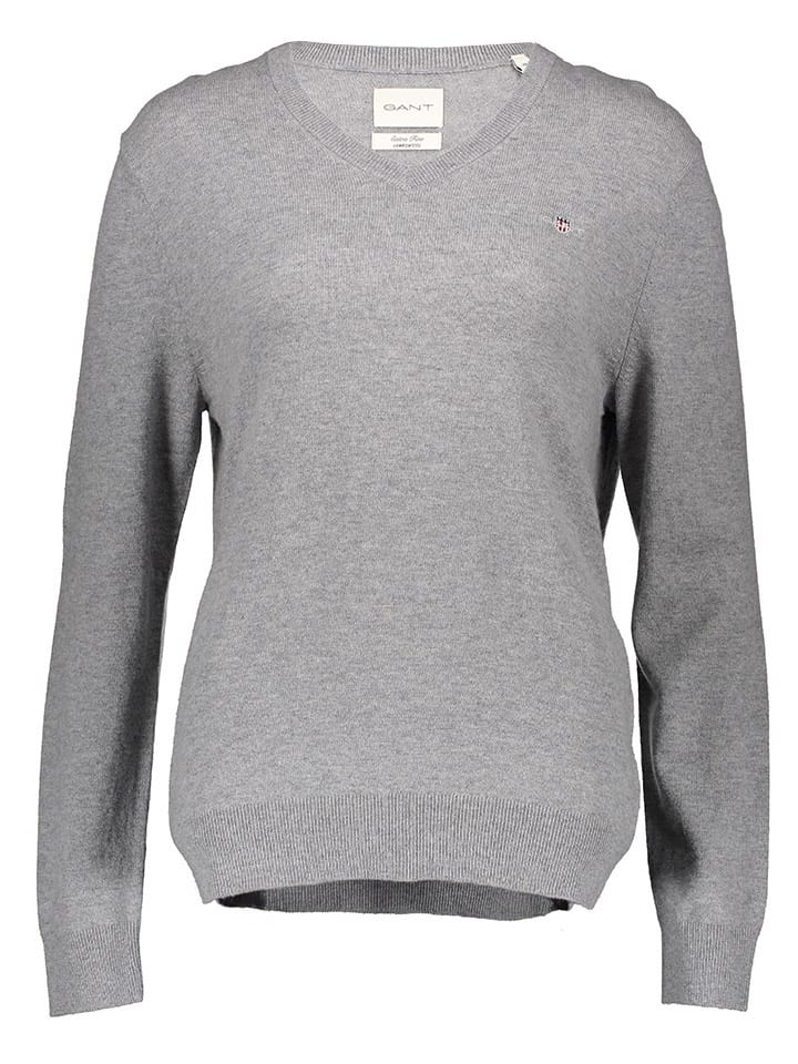 Gant Pullover in Grau günstig kaufen
