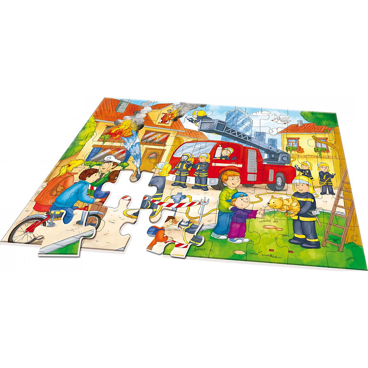 Bodenpuzzle Feuerwehr 45 Teile