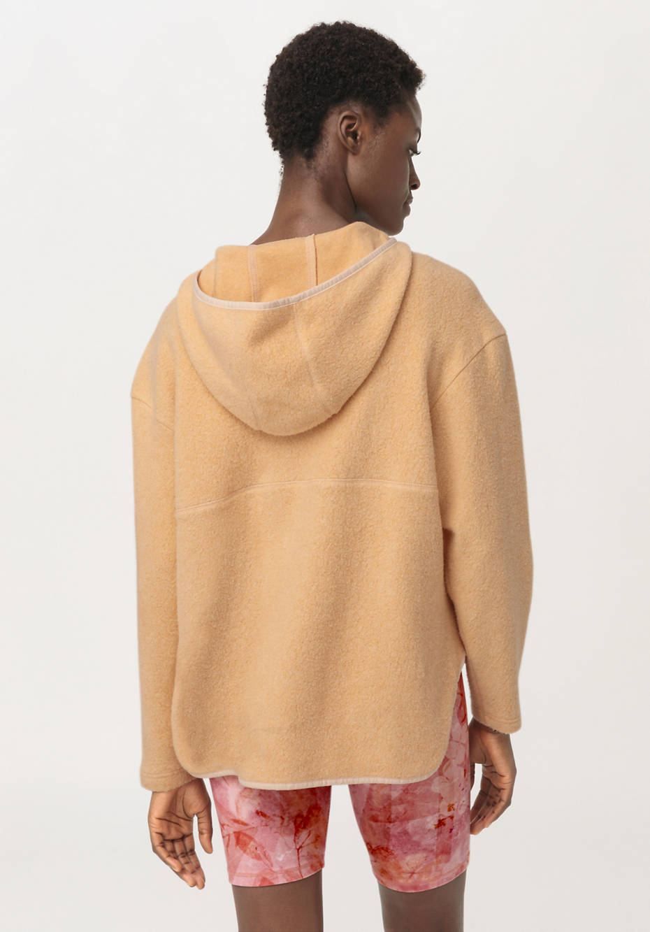 Fleece-Hoodie aus reiner Bio-Baumwolle
