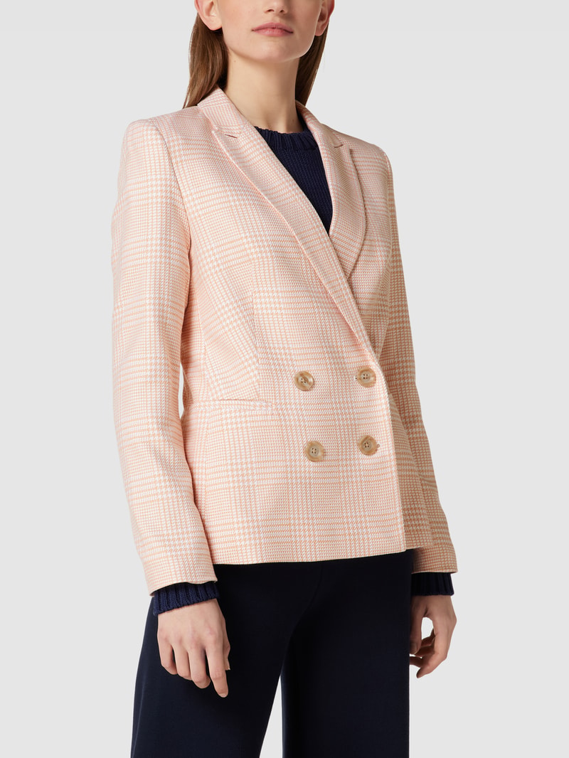Blazer mit Allover-Muster in orange