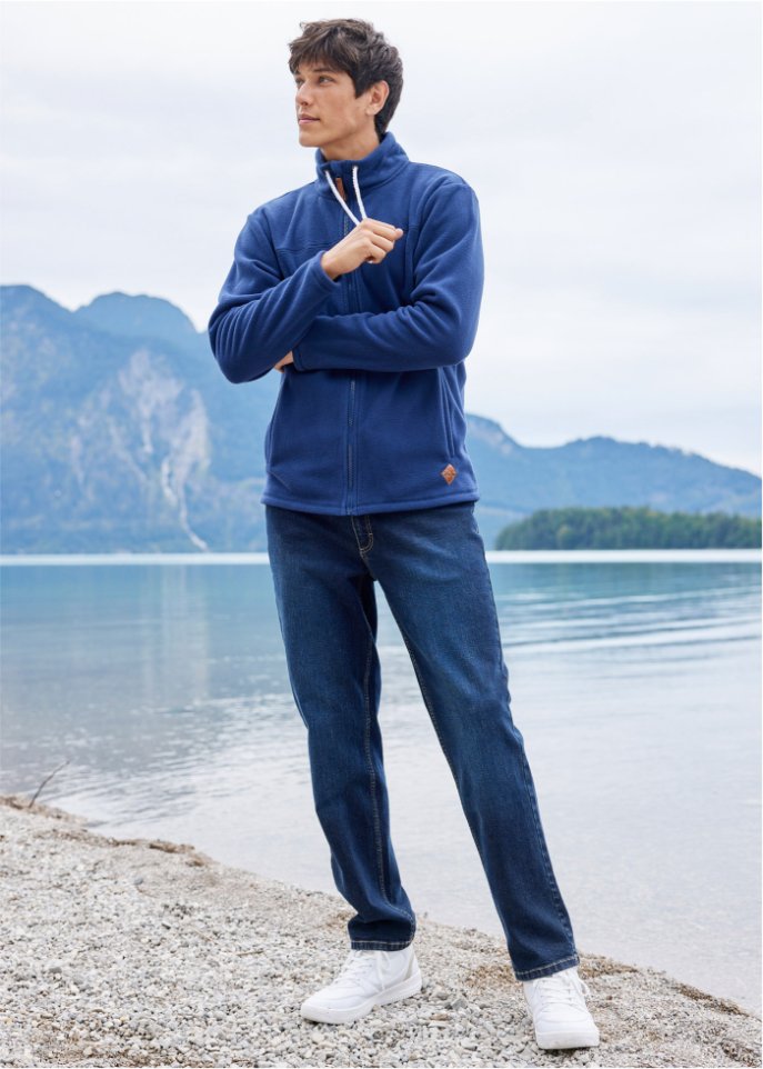 Loose Fit Stretch-Jeans, Straight