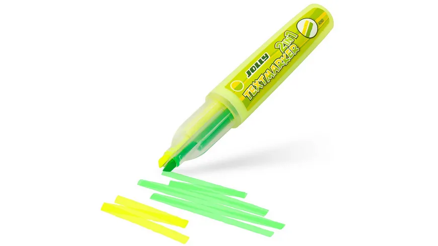 JOLLY Textmarker 2in1 4er