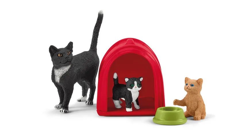 Schleich 42501 - Spielspaß für niedliche Katzen