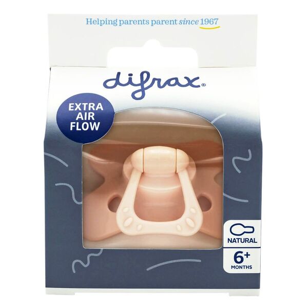 Difrax Natural 6 M cumi rózsaszín, 2 db