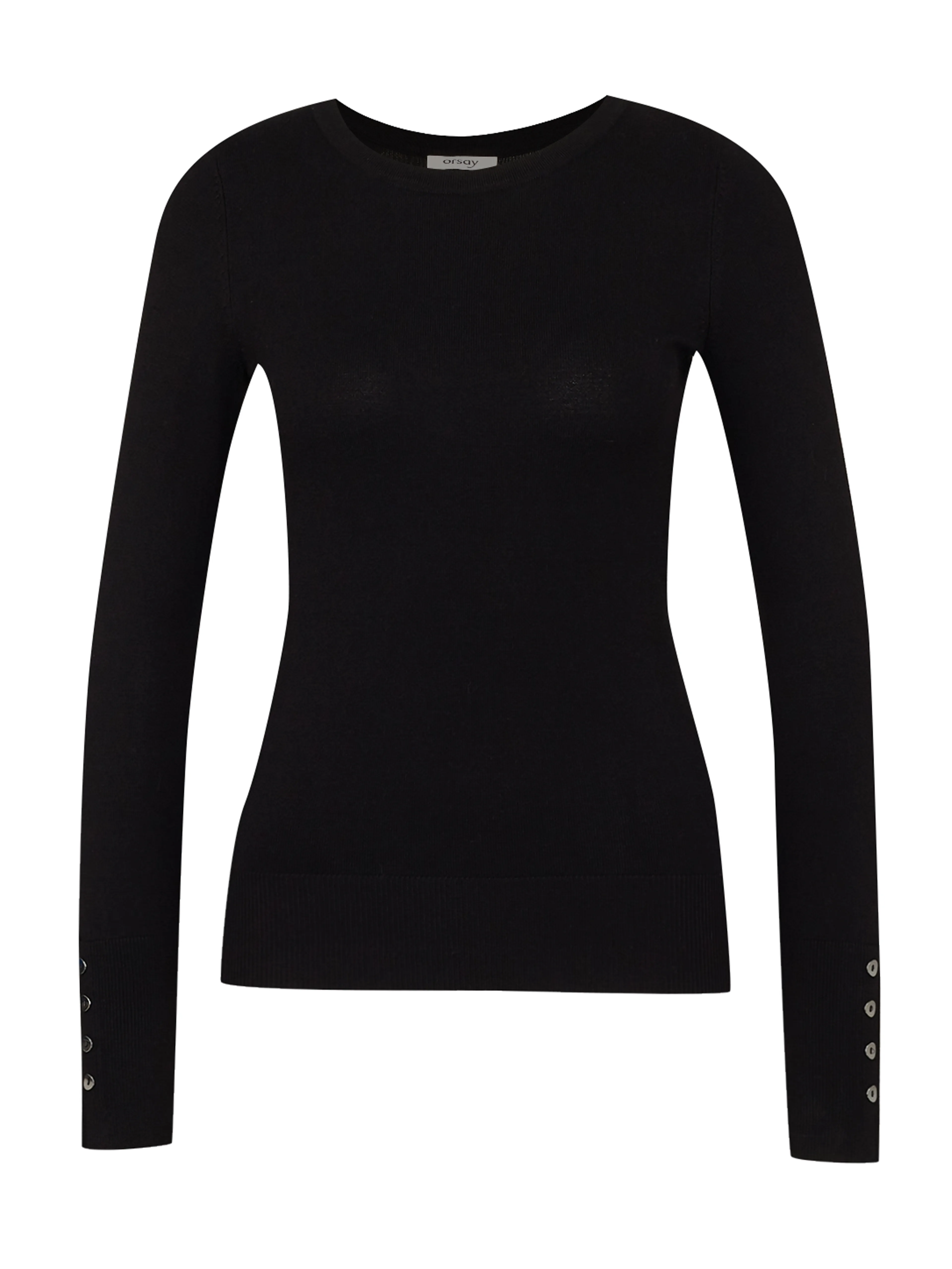 Schwarzer leichter Damen-Pullover ORSAY