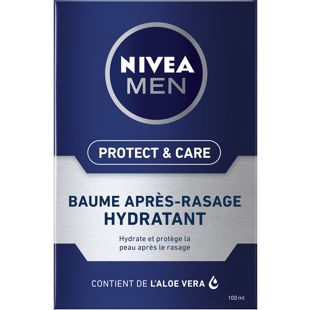 nivea PROTECT&CARE - Baume après rasage hydratant Aloe Vera Soin après-rasage homme