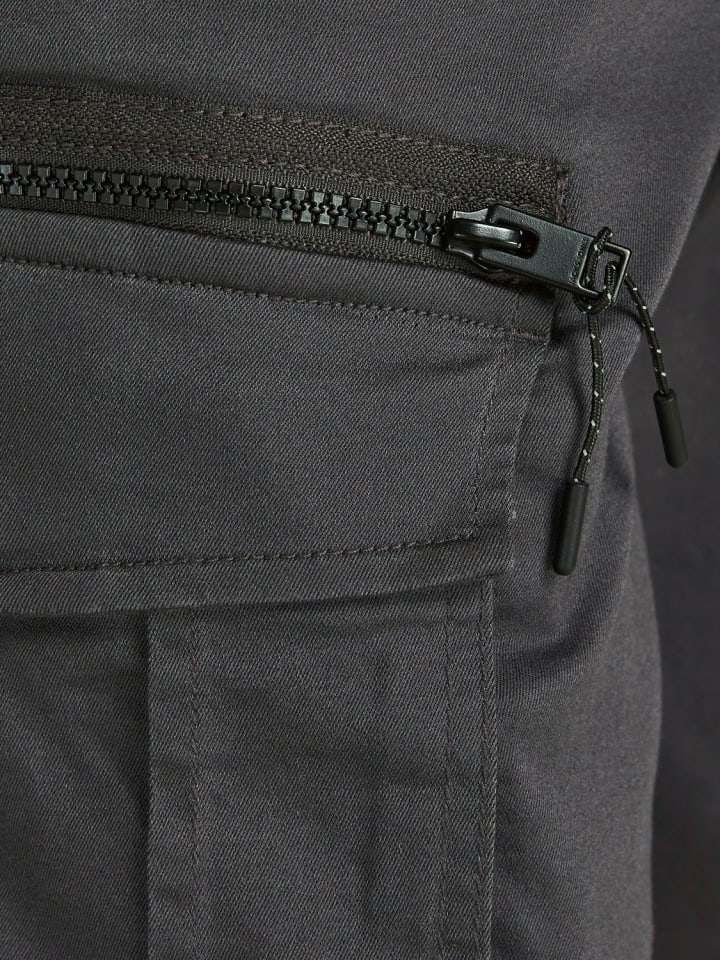 Jack & Jones Chino Cargo Hose JPSTACE JJDEX Work Style Pants in Grau günstig kaufen