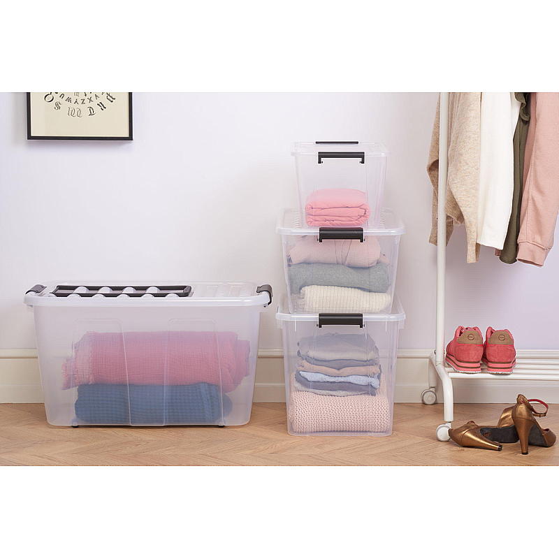 Home Oppbevaringsboks Home box m/lokk 8 liter L34,5 x B22,5 x H15,8 cm
