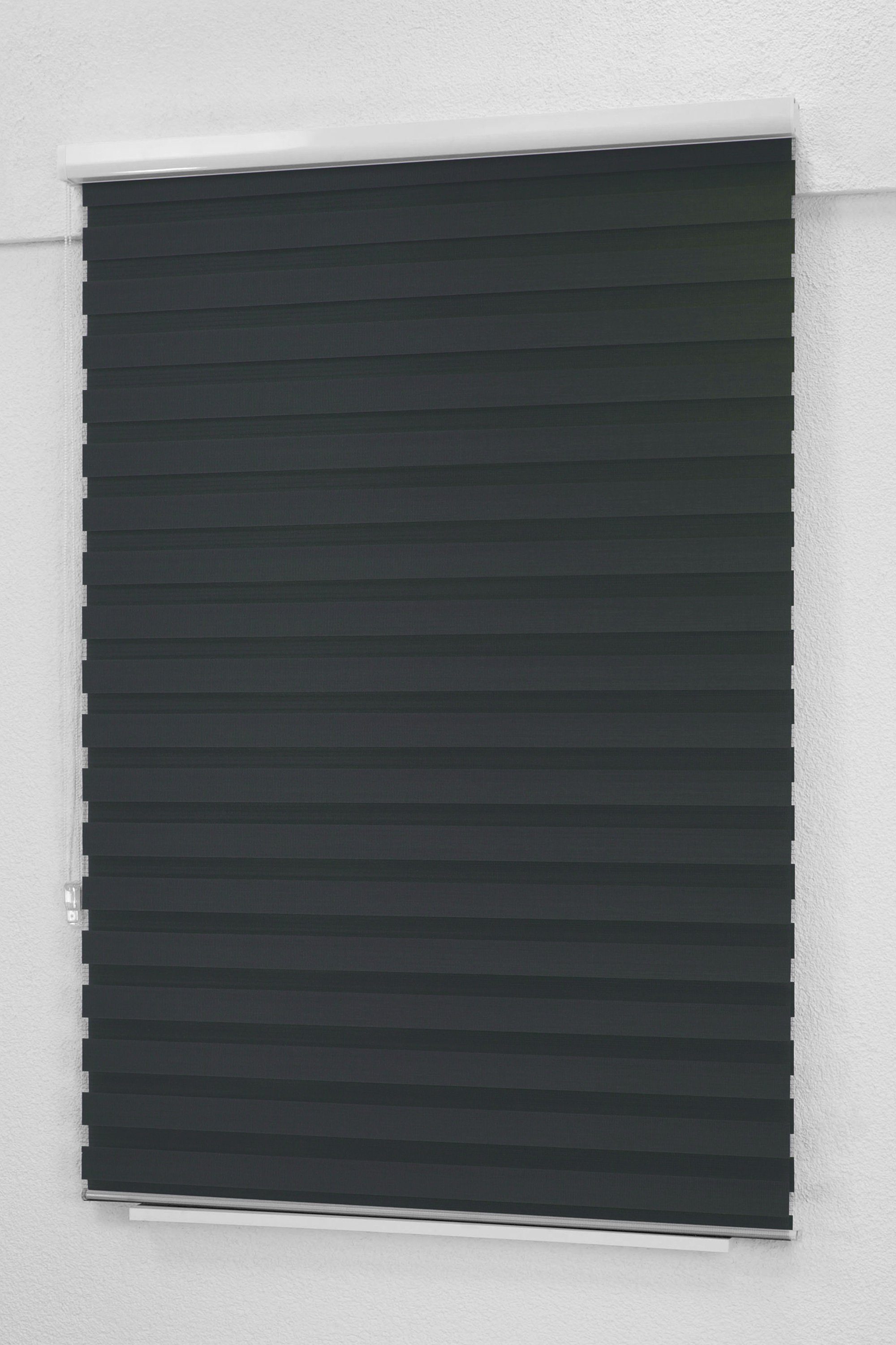 Rollo Kassette Anthrazit, LYSEL®, blickdicht, HxB 175x40cm