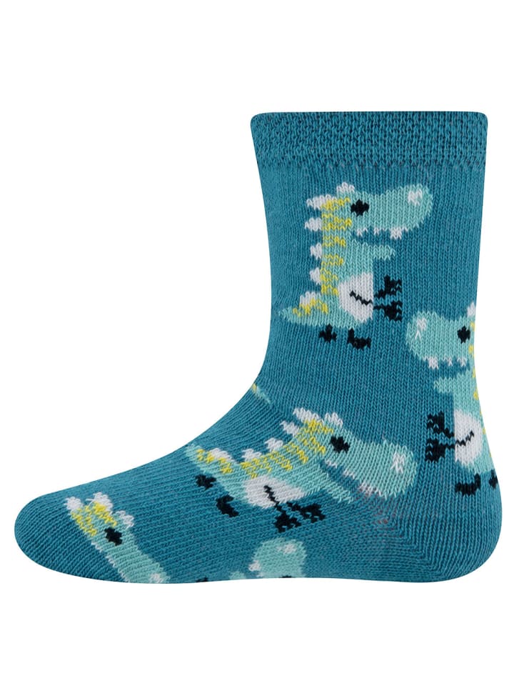 ewers 2er-Set Socken 2er Pack Dino in dust blue günstig kaufen