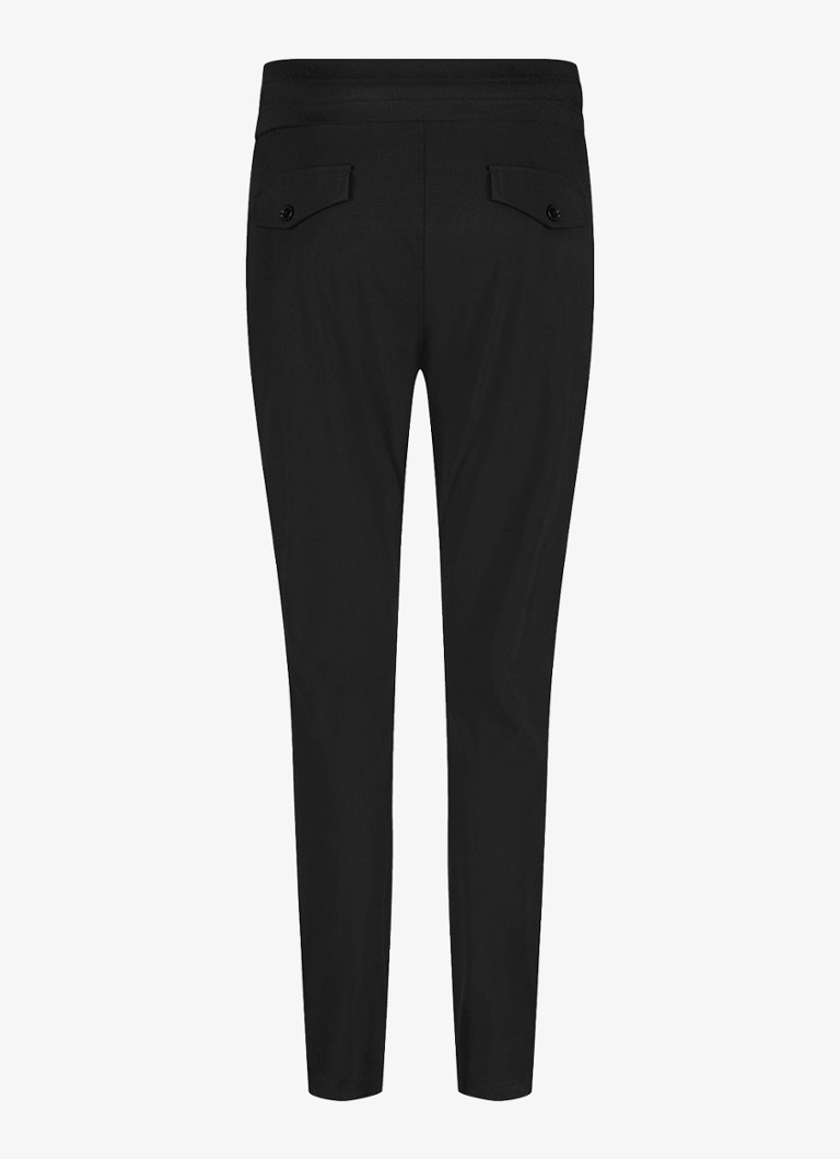 Pantaloni crop, mulați, cu talie înaltă și șnur de strângere, Studio Anneloes Startup