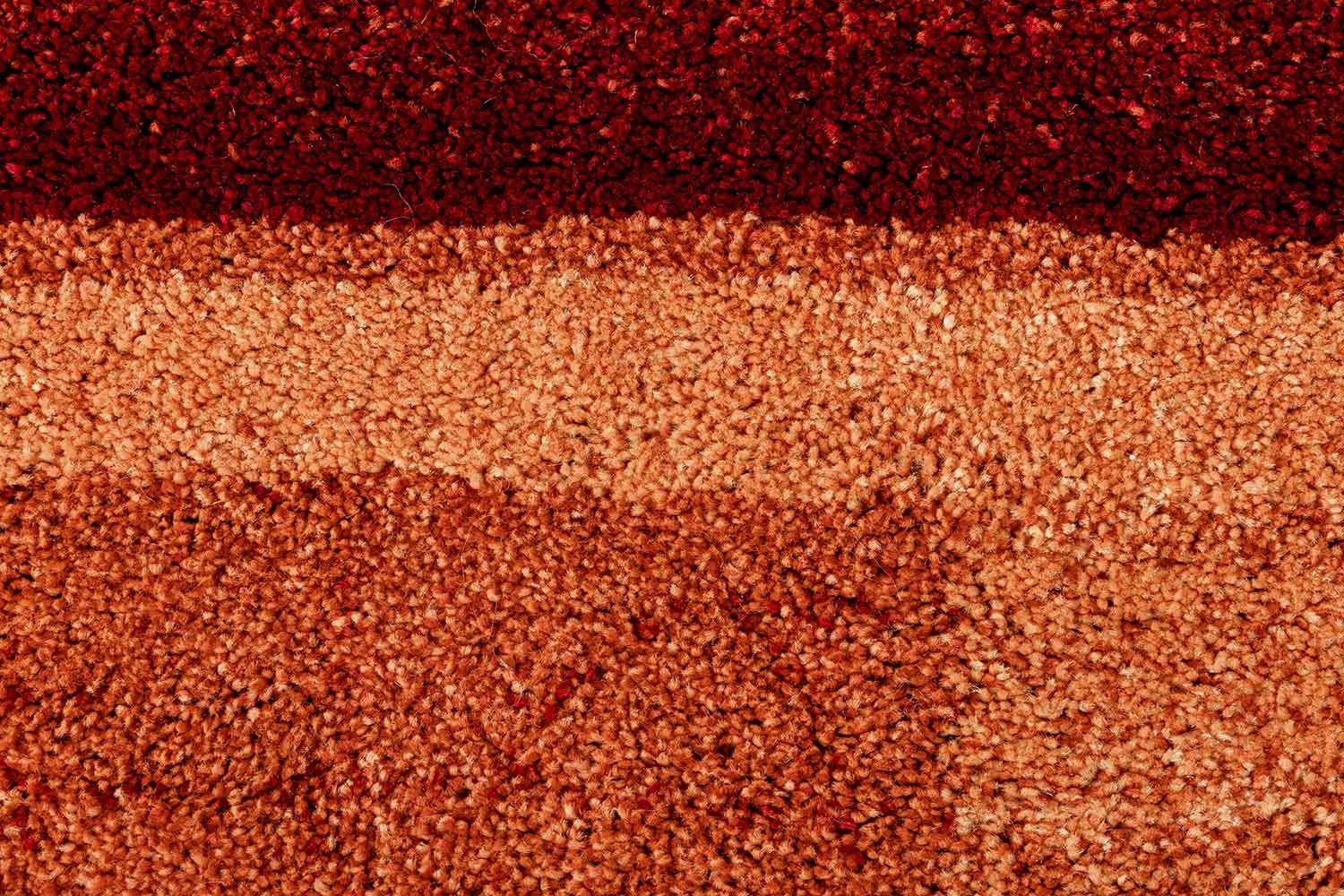 Hochflor-Teppich AUTUMN, 160 x 230 cm, Orange, rechteckig, Höhe: 20 mm