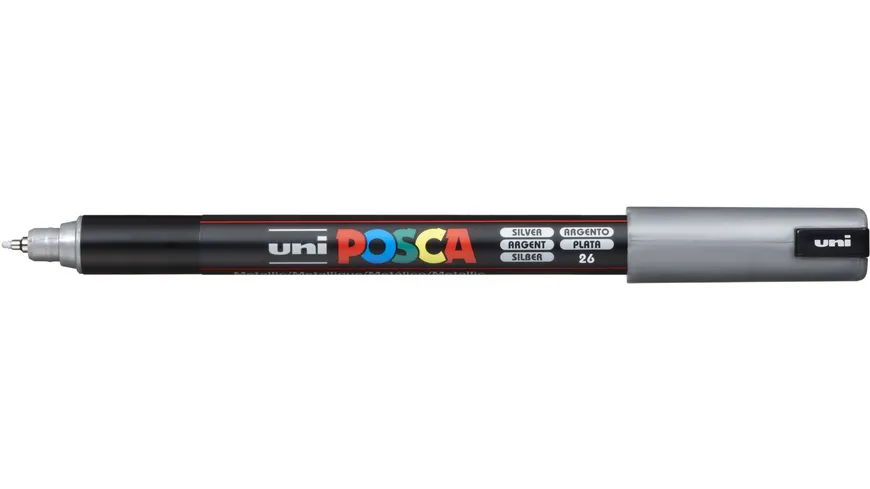FABER-CASTELL  Marker UNI POSCA PC-1MR silber silber