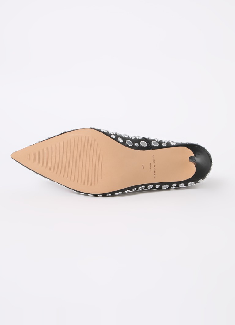 Escarpins en cuir Belgravia de Kurt Geiger ornés de strass