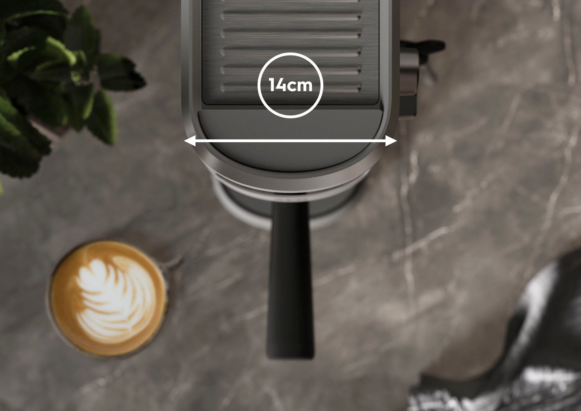 AEG Siebträgermaschine Gourmet 6 EC6-1-6ST, Korbfilter