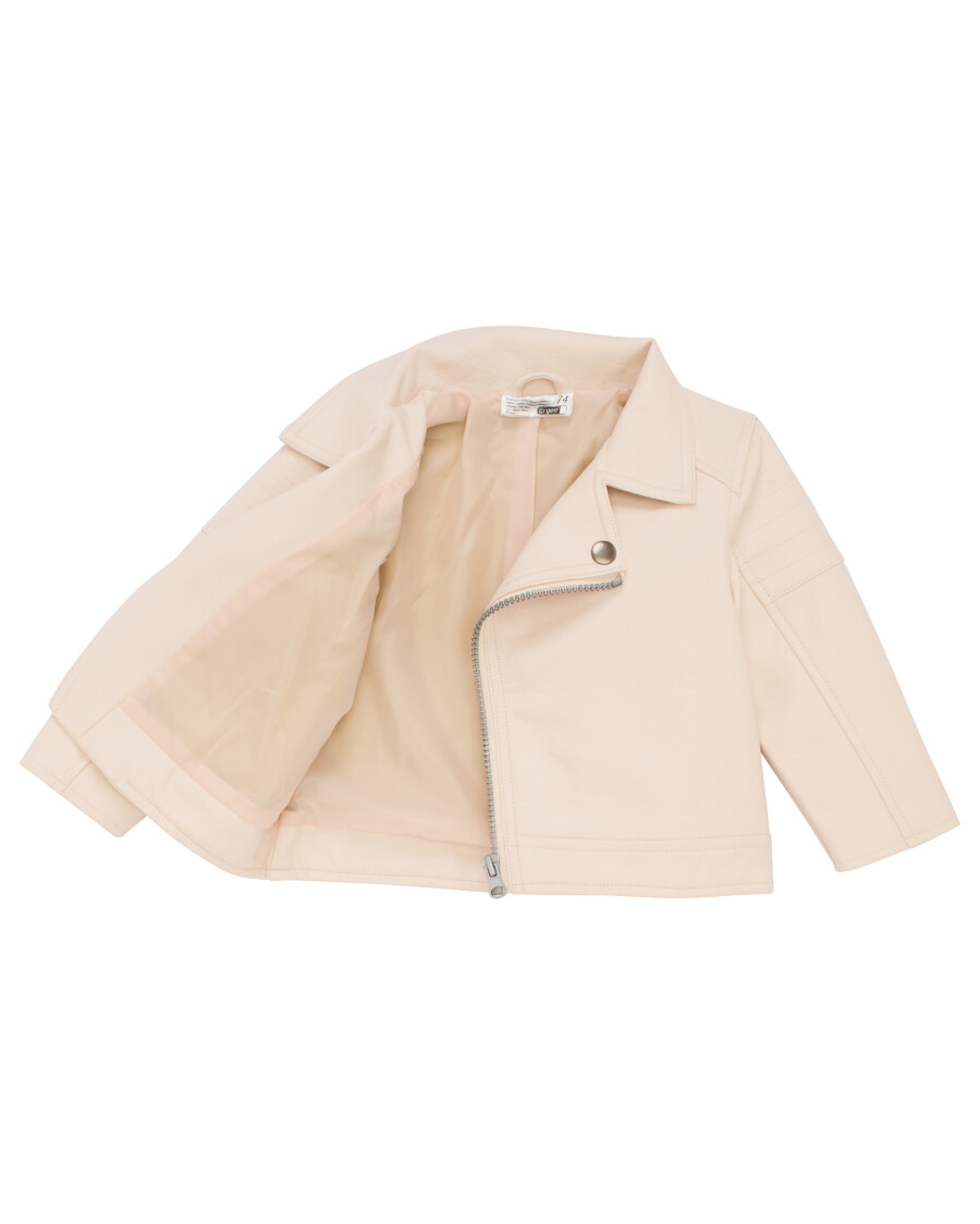 Bikerjacke aus Kunstleder
