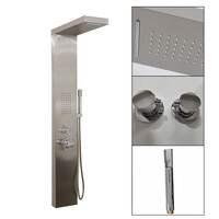 Home Deluxe Duschpaneel CASCATA – Edelstahl