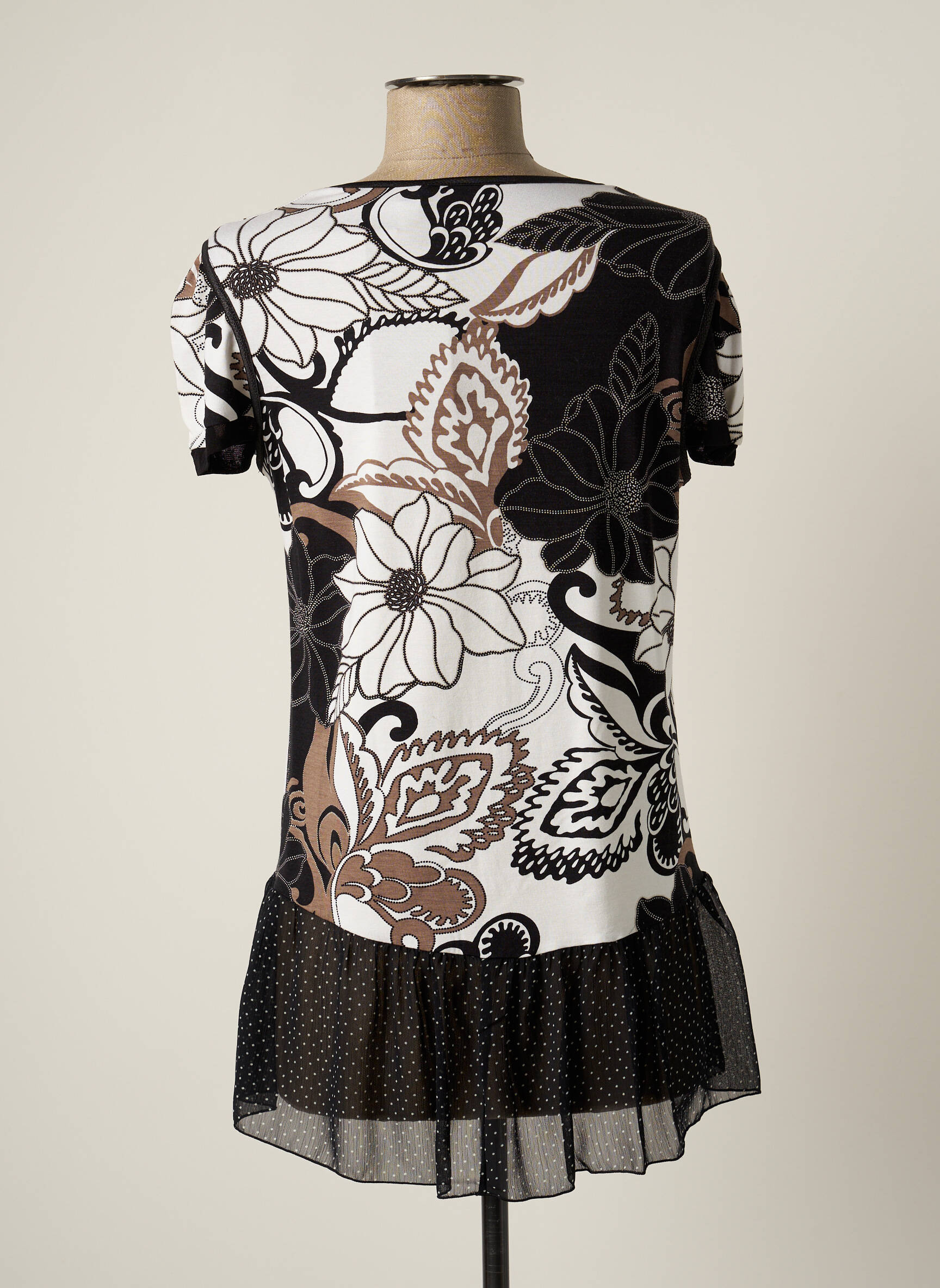 Jumfil Tuniquemanchecourte Femme couleur noir
