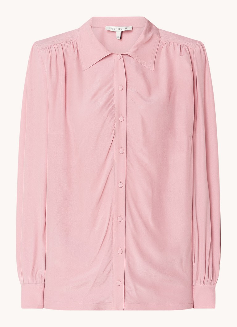 Fifth House  Shell blouse met pofmouw