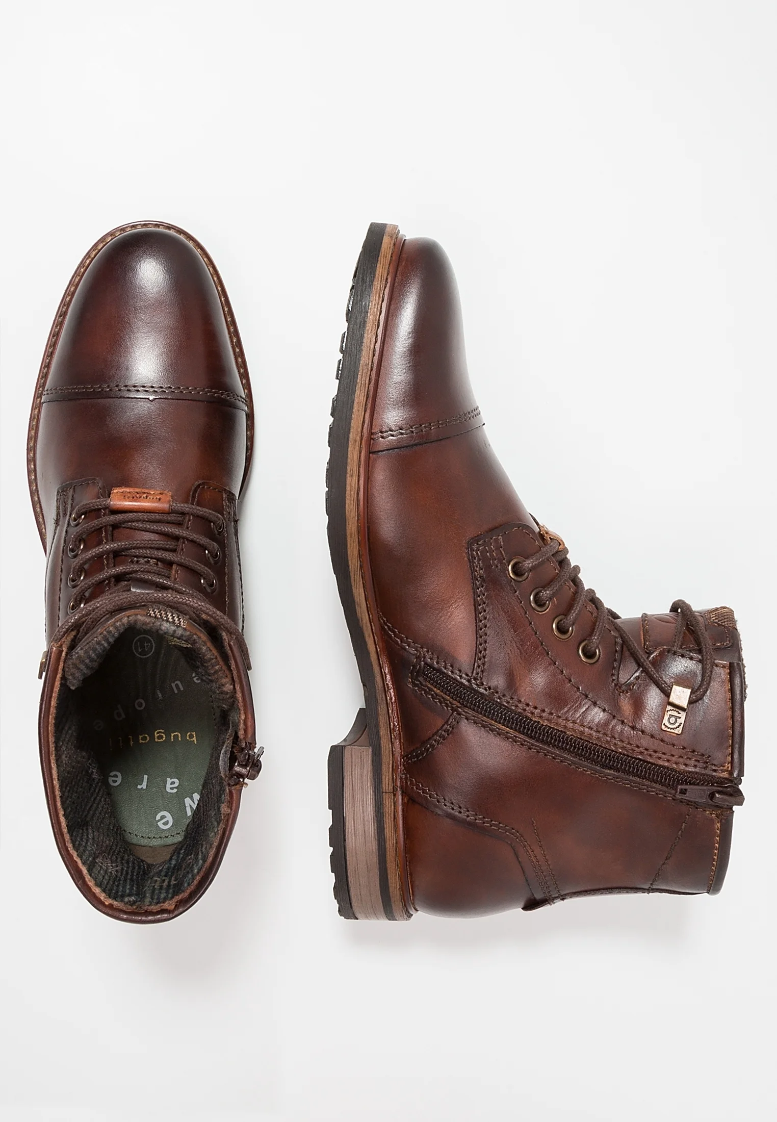 Botines con cordones Bugatti