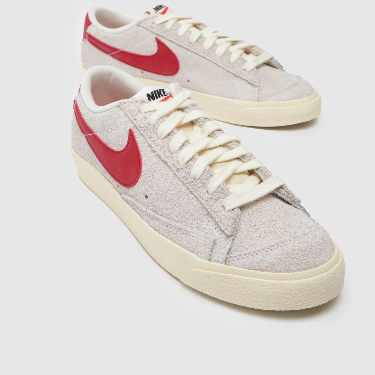 Nike Blazer Lo 77 Vintage edzőcipő fehér és piros színben