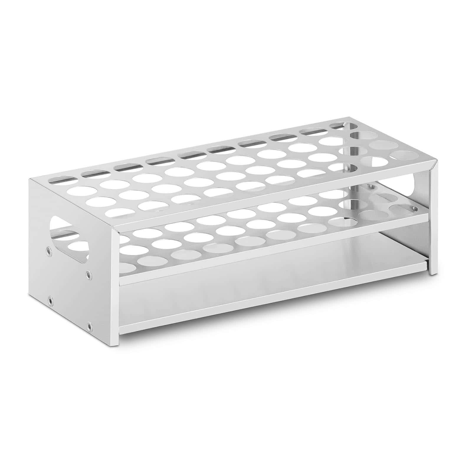 Steinberg Systems Gläserhalter Reagenzglasständer Reagenzglasgestell Metall für 40 Reagenzgläser