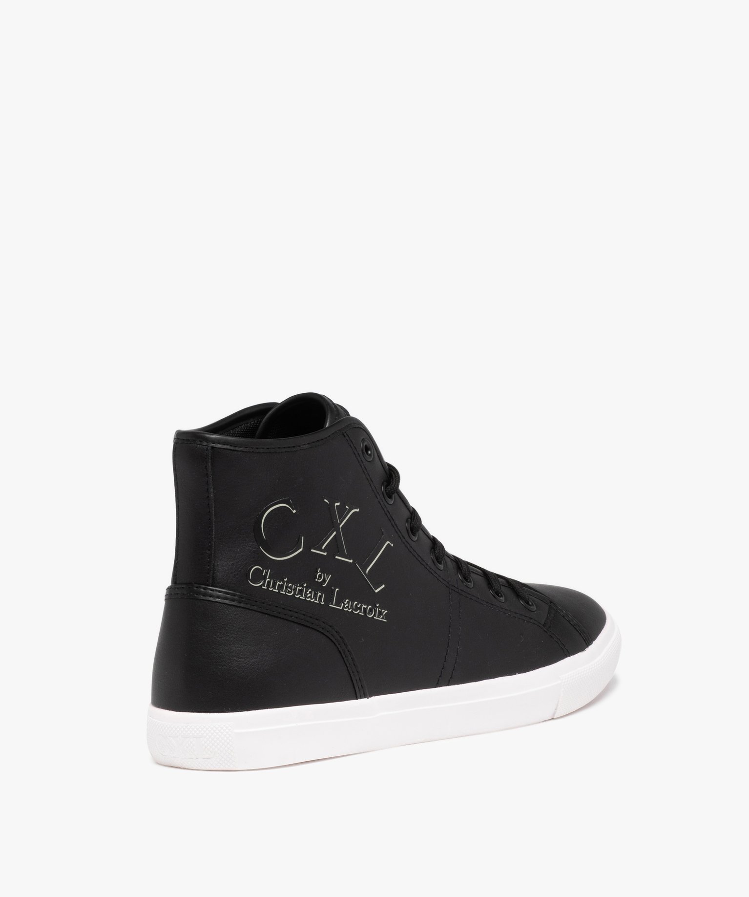 Baskets homme mid-cut unies à lacets – CXL by Christian L... noir | GEMO