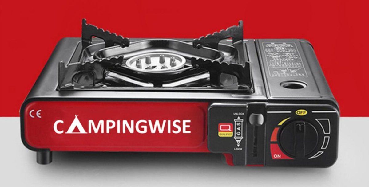 Campingwise 1-flammig Gaskocher mit Koffer