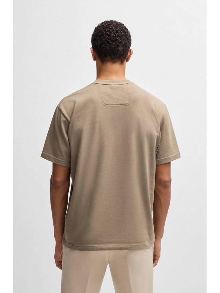 BOSS GREEN Shirt in Hellbraun günstig kaufen