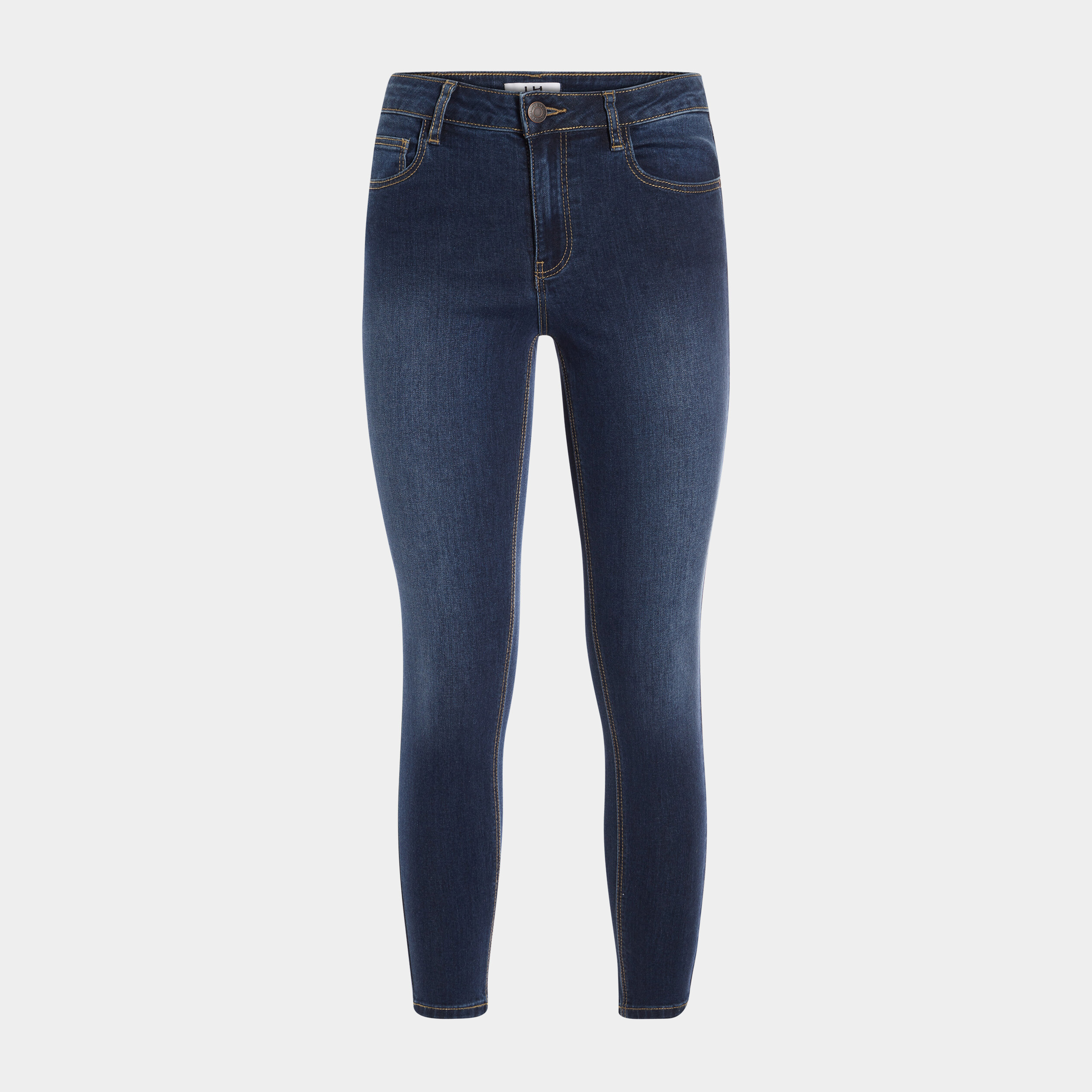 Jeans skinny 7 8ème taille standard denim brut femme | La Halle
