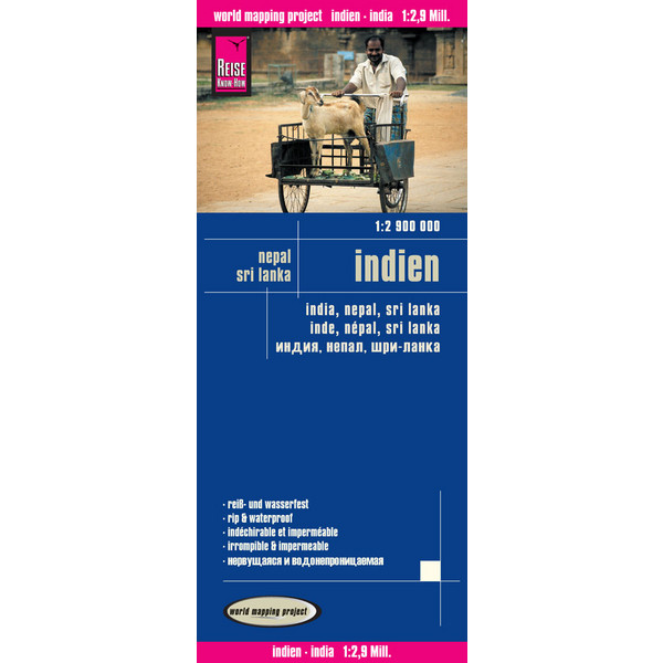 RKH WMP INDIEN (1:2.900.000) - Straßenkarte