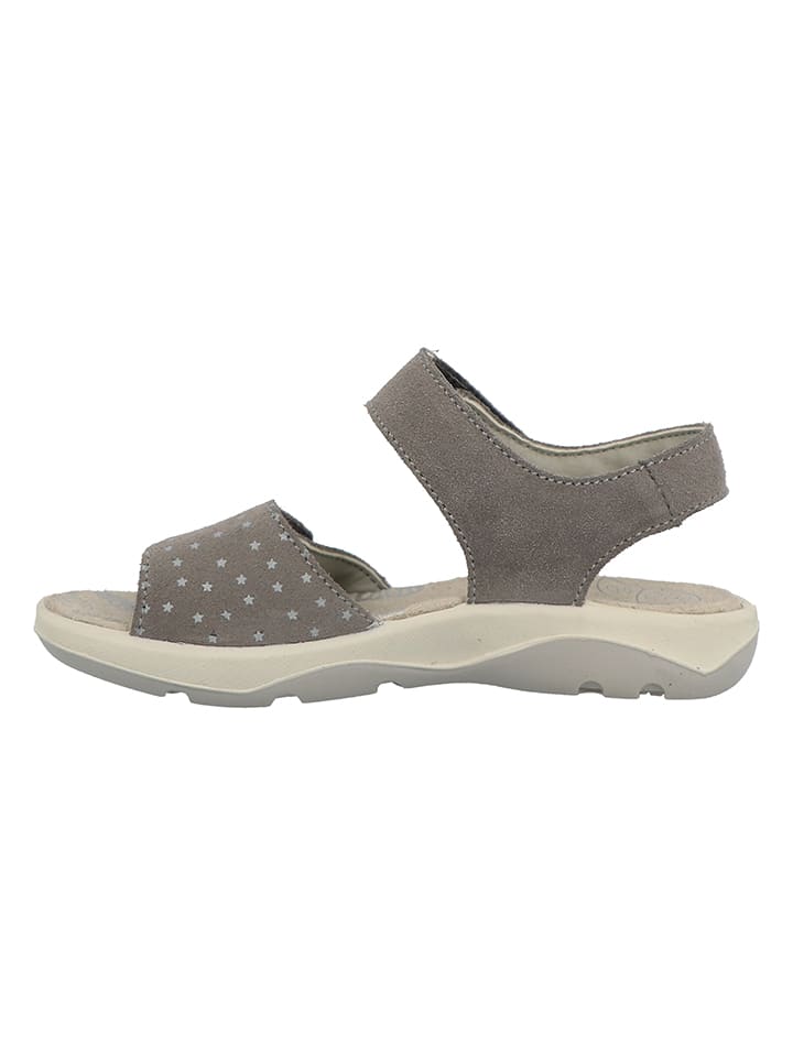 Lurchi Leder-Sandalen in Grau günstig kaufen