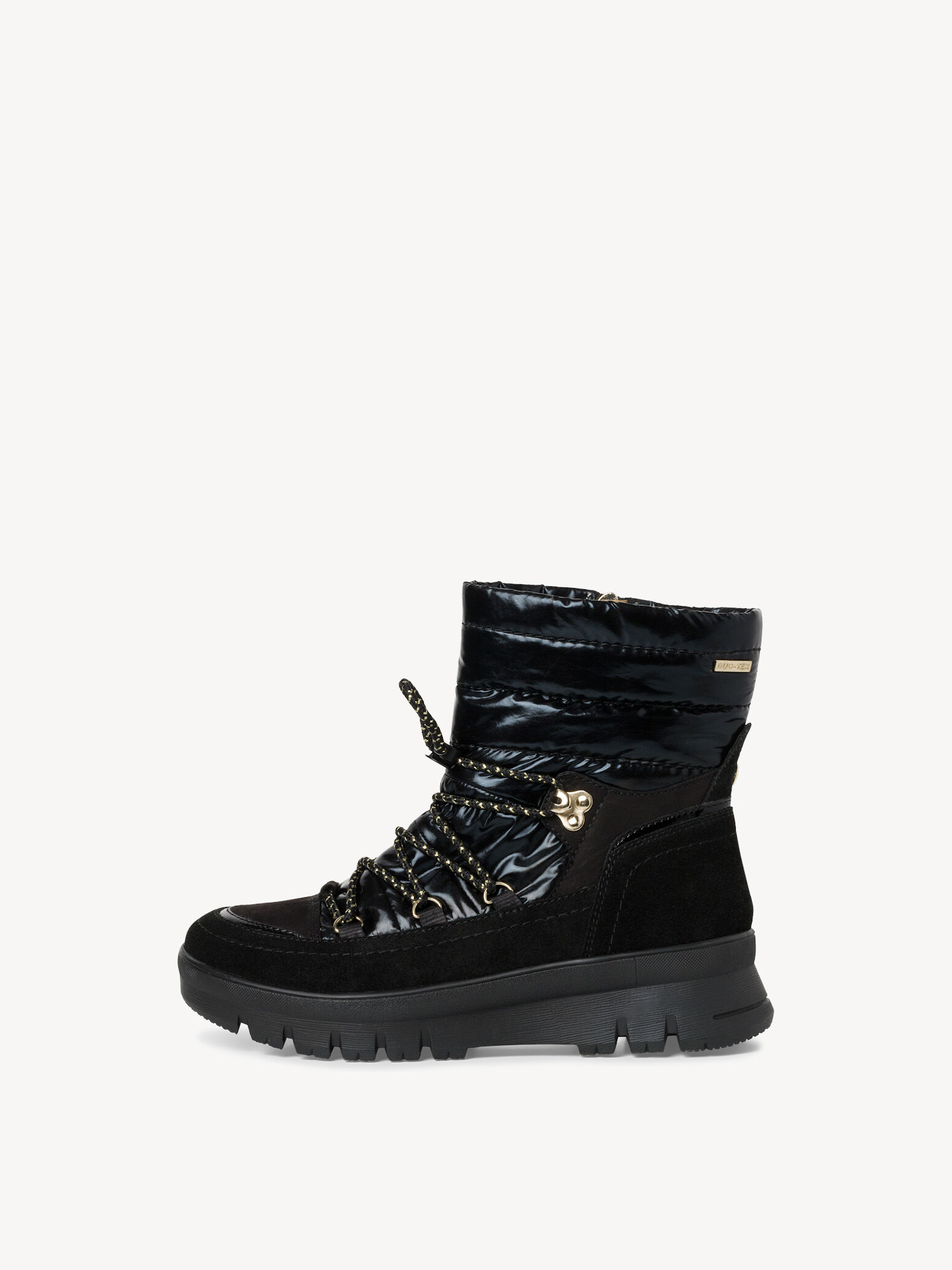 Bottine en cuir - noir