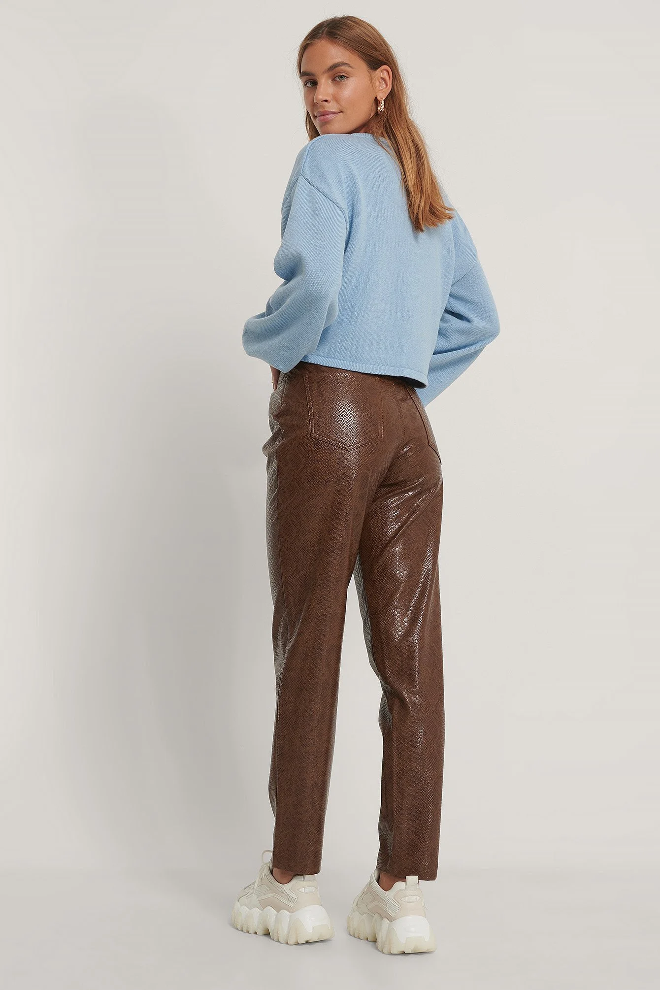 Pu-Schlangenhose