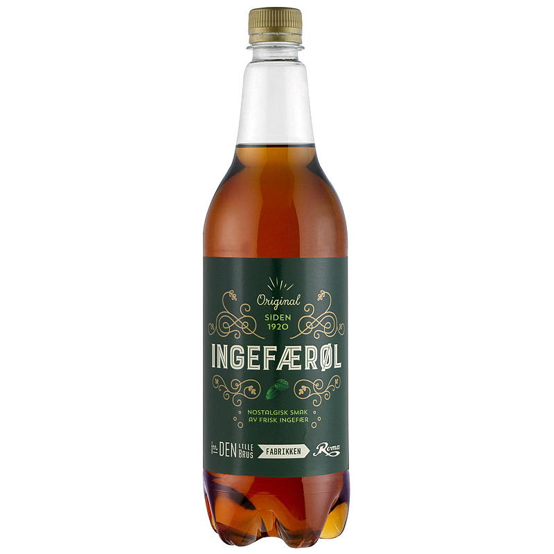 Roma Ingefærøl 1 liter, Roma brus