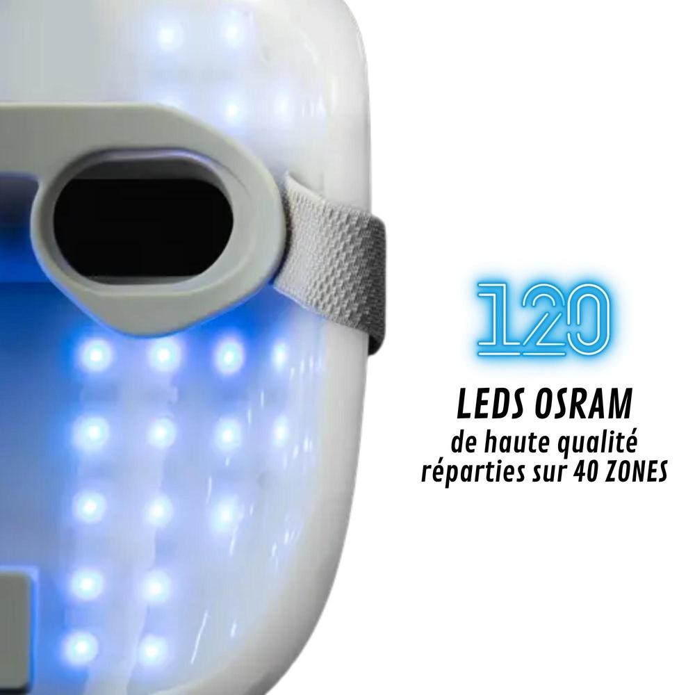 oscience Masque LED CESAM x OSCIENCE par photobiomodulation La dernière génération de maque LED pour combattre les imperfections cutanées !