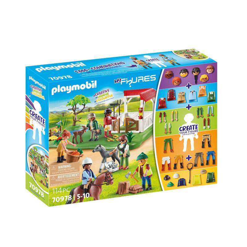 70978 My Figures: Ranch équestre Playmobil