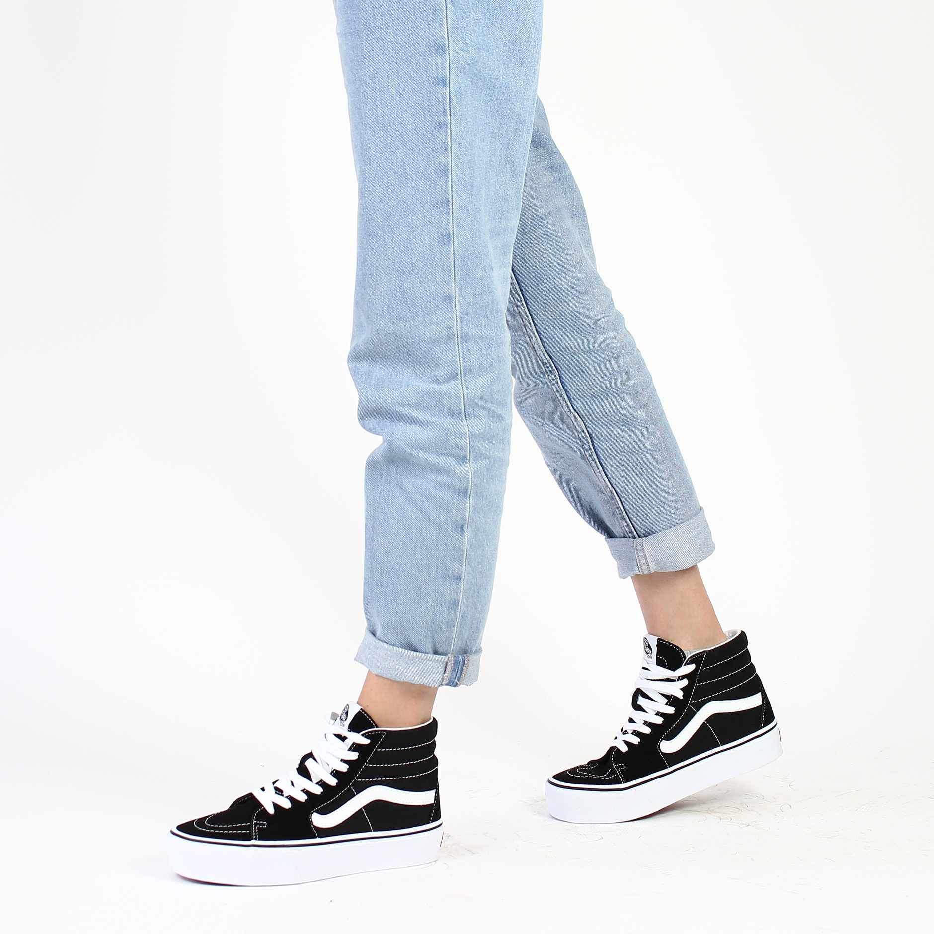 Vans  SK8-HI PLATFORM 2.0 - Noir Blanc