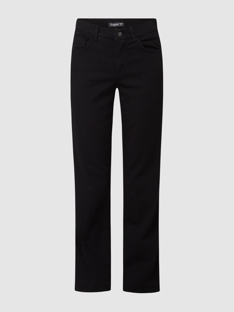 Jeans mit 5-Pocket-Design Modell 'DOLLY' in schwarz