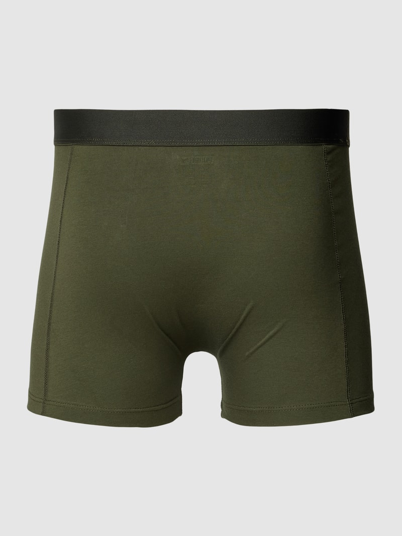 Boxershorts mit elastischem Logo-Bund im 2er-Pack in olivgrün