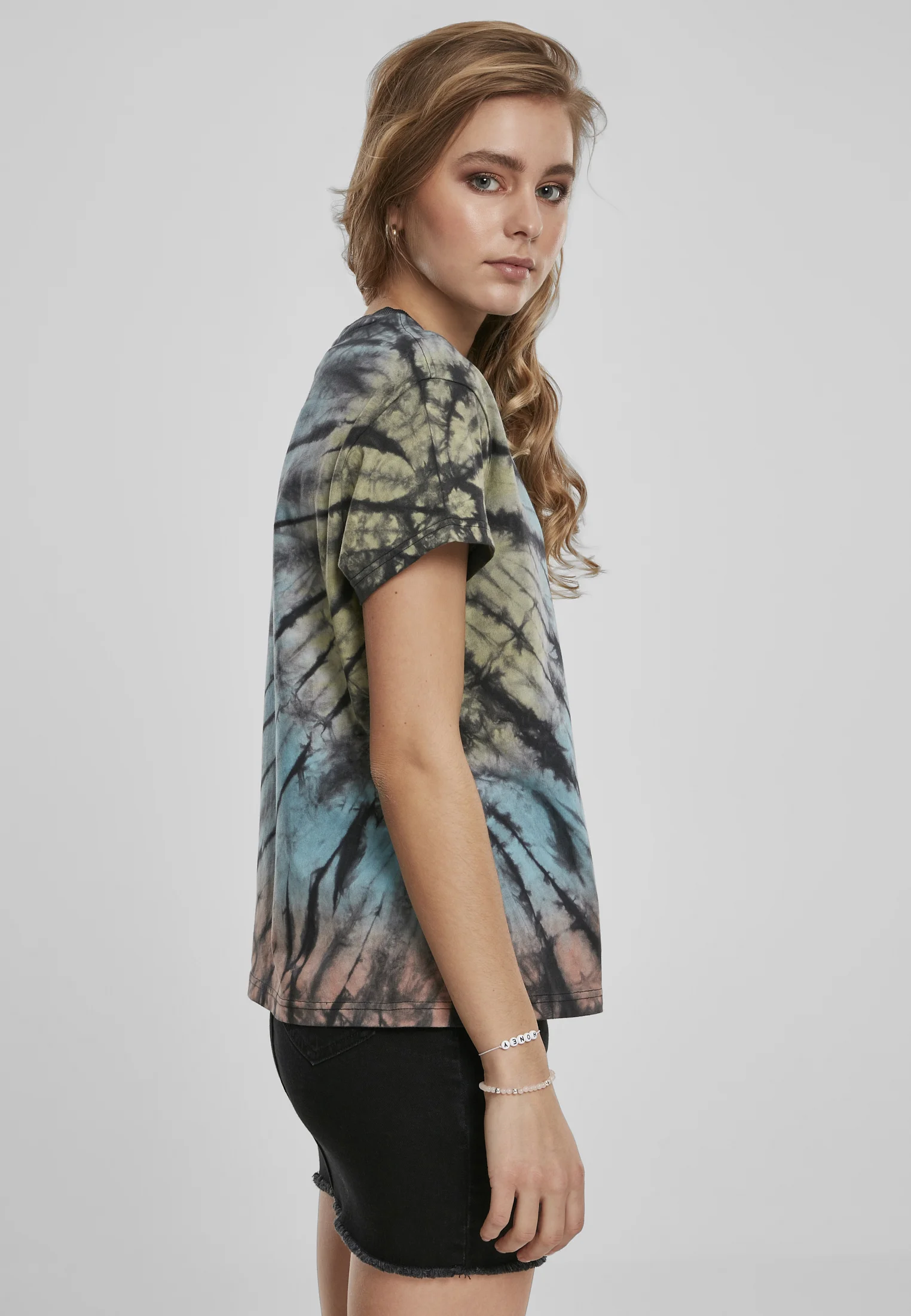 Urban Classics CAMISETA BOYFRIEND TIE DYE PARA MUJER - Camiseta con estampado