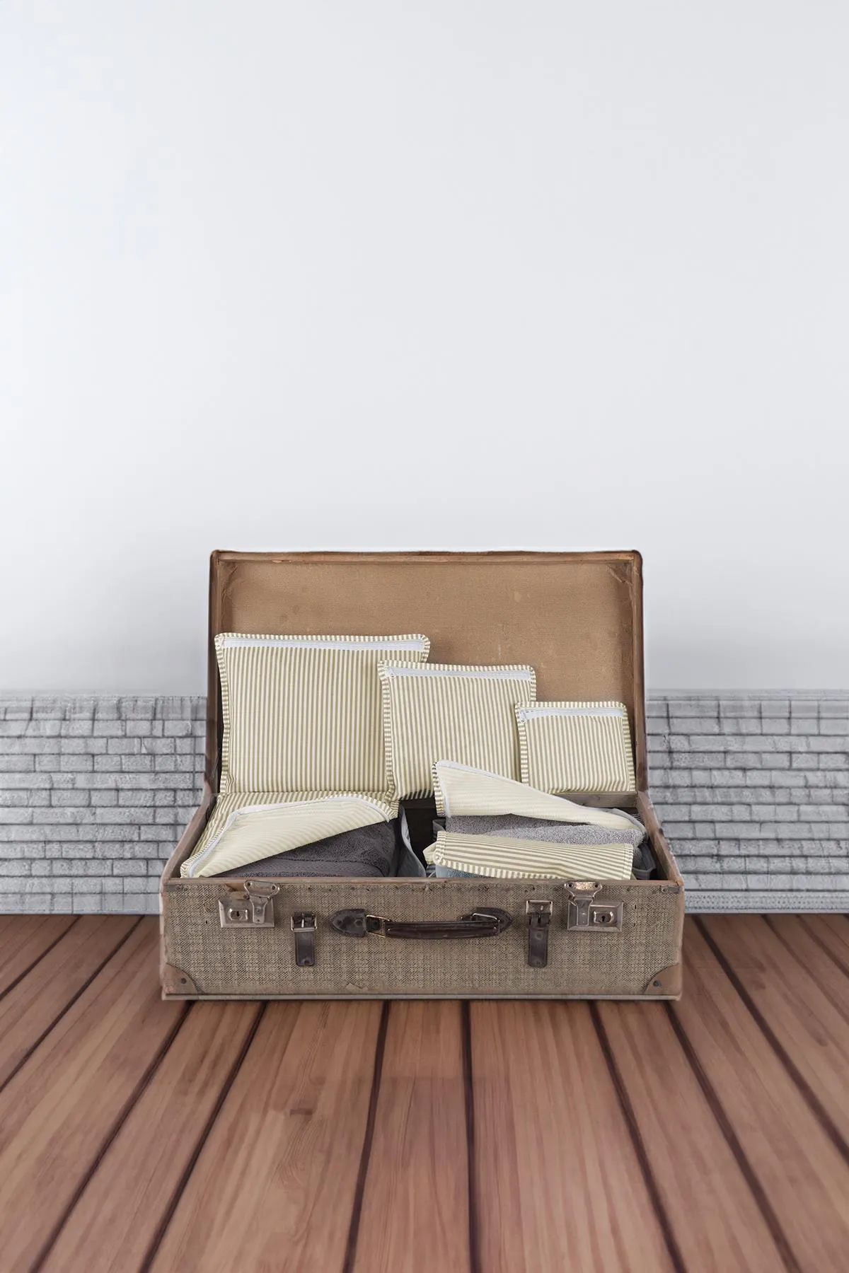Znp Home  Reisen| Koffer Organizer Set 6-teilig| Koffer Organizer Beige