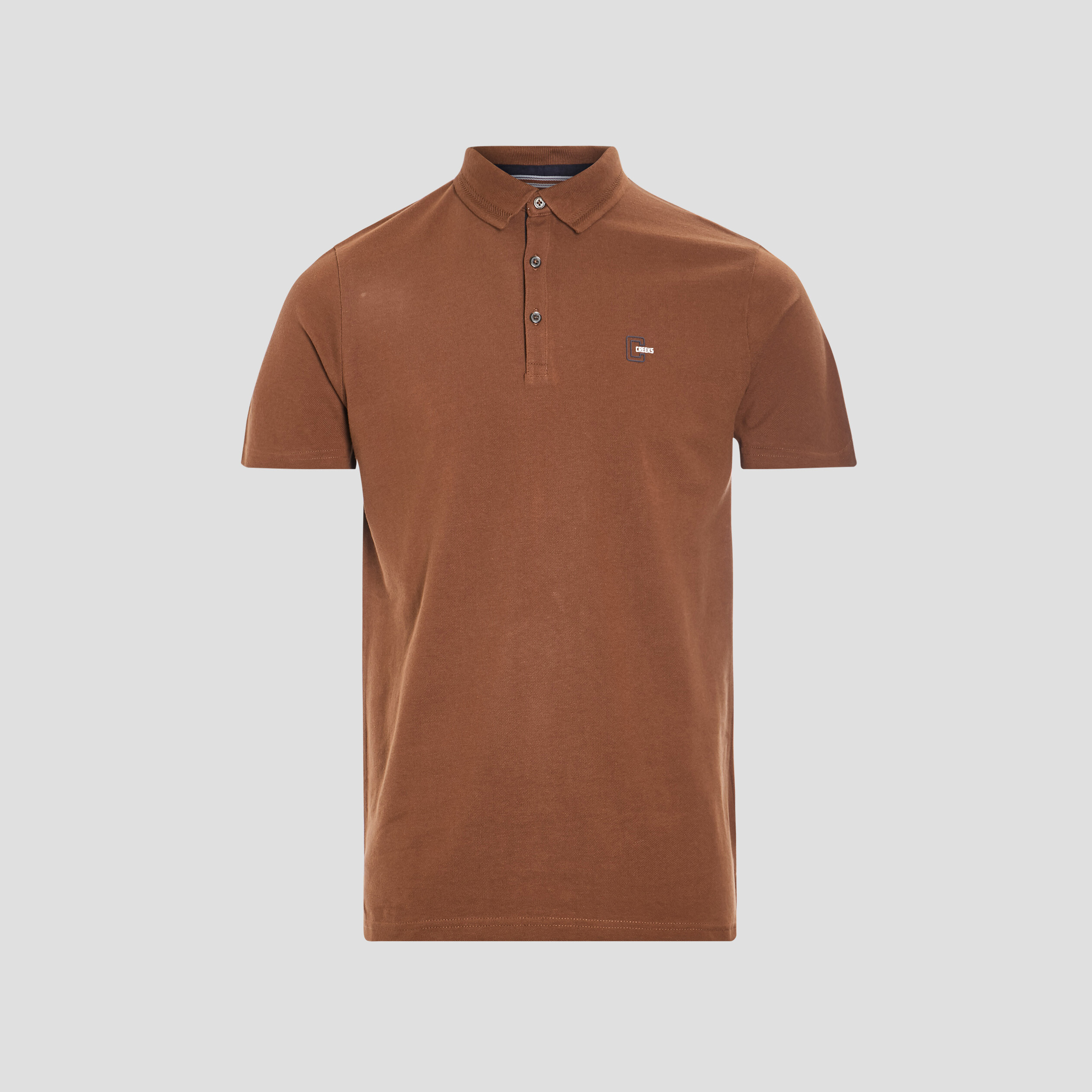 Polo manches courtes Creeks camel homme | La Halle