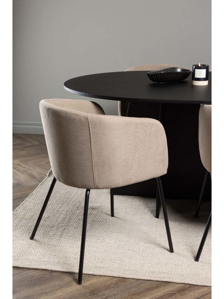 ebuy24 Essgruppe Bootcut 19 ( 7-teilig) Schwarz 115 x 230 cm günstig kaufen onesize