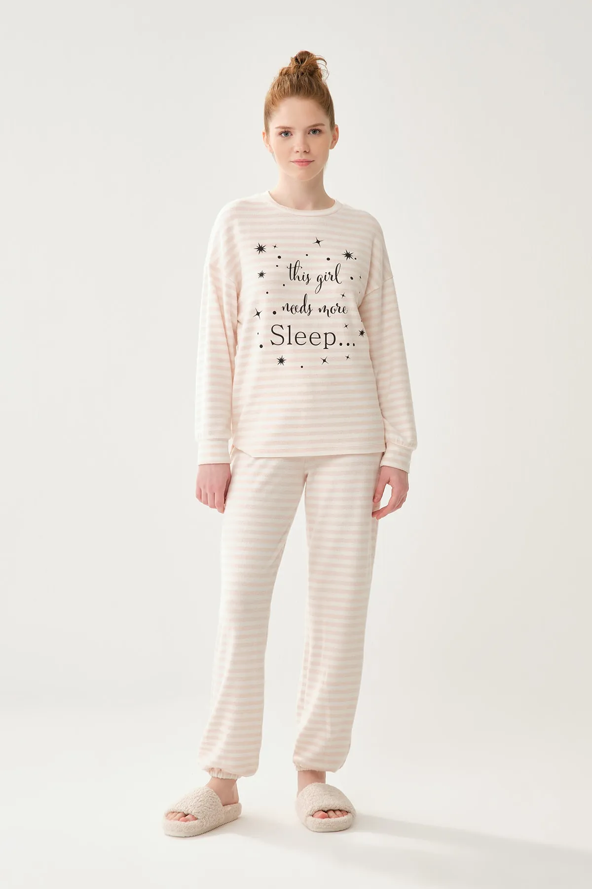 Dagi  Ecru-Pyjama-Oberteil