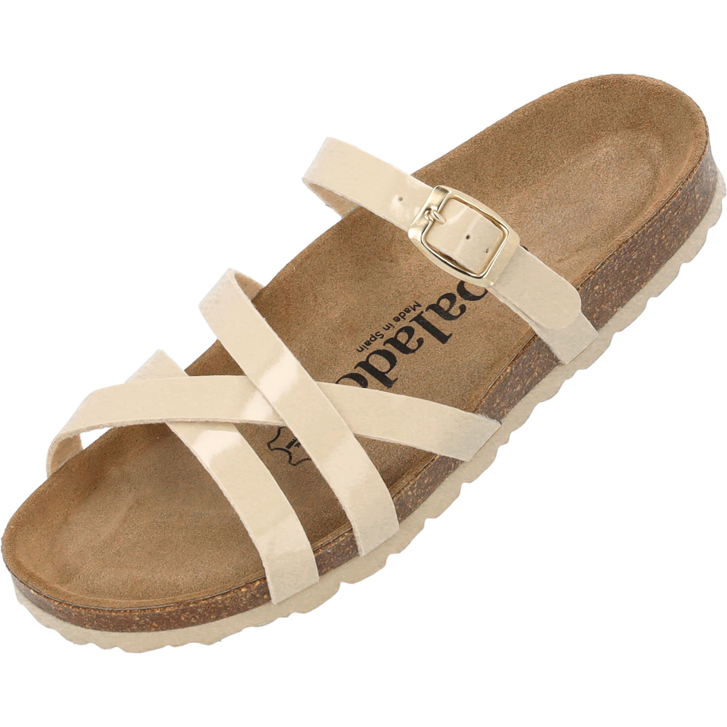 Palado Cruisi, Pantoletten, Damen, Beige Lack