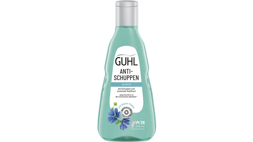 GUHL ANTI-SCHUPPEN Shampoo bei Schuppen und juckender Kopfhaut 250 ml 250 ml