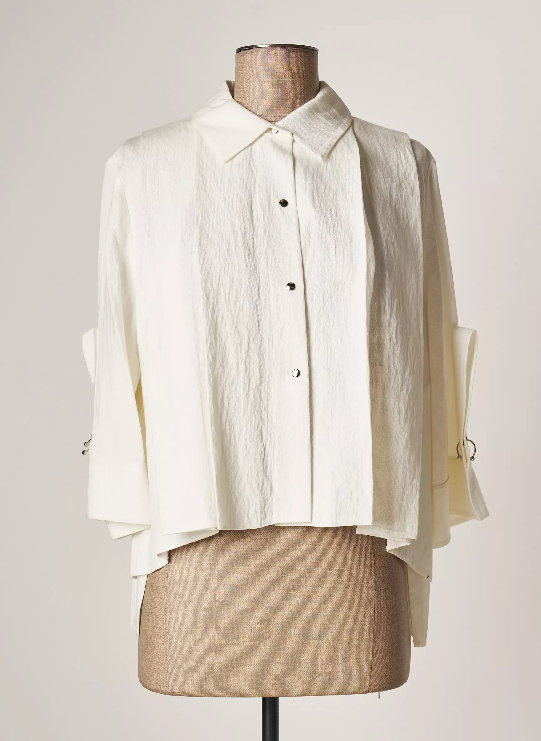 Lauren Vidal Vestecasual Femme couleur blanc